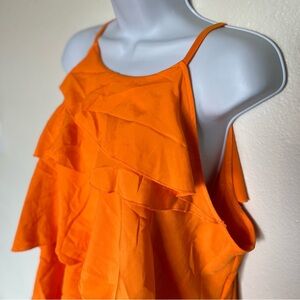 Orange multi-layer Worthington Blouse. Size XL